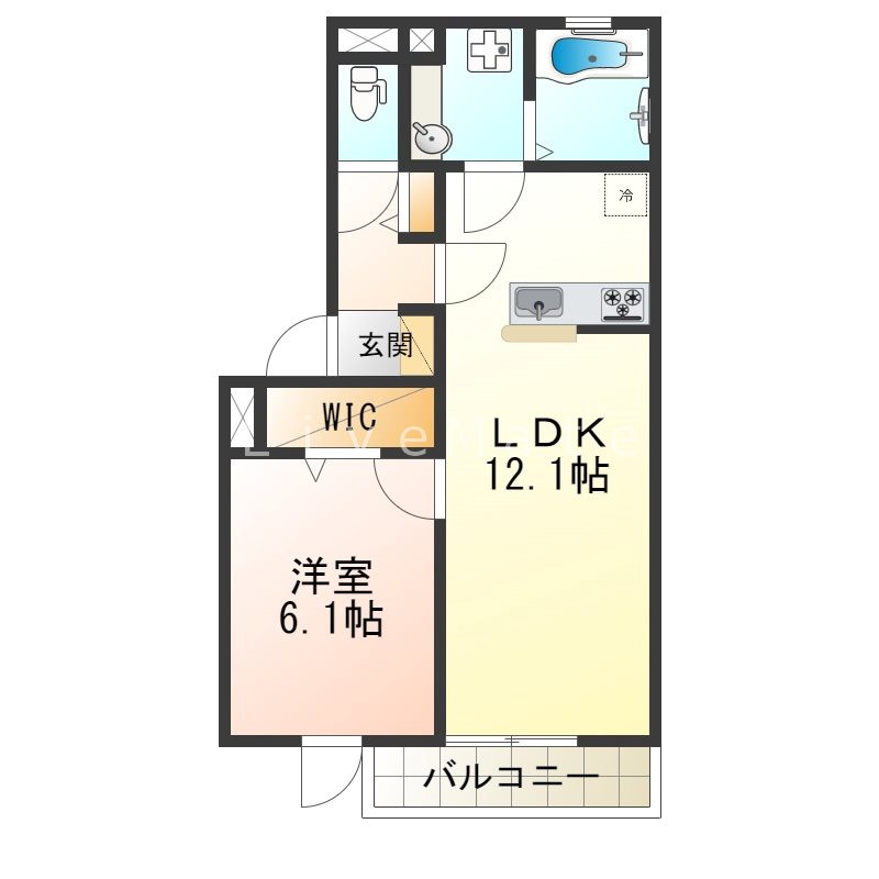 YKメゾン舞子台 間取り