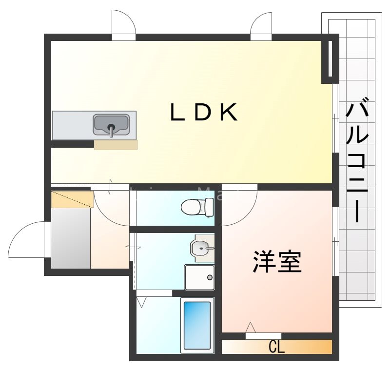 Crest垂水 間取り