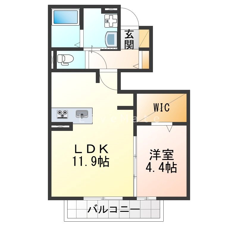 クローバー富士5号館 間取り