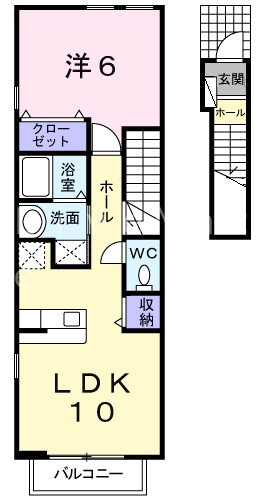 エターナルヒルⅠ 間取り