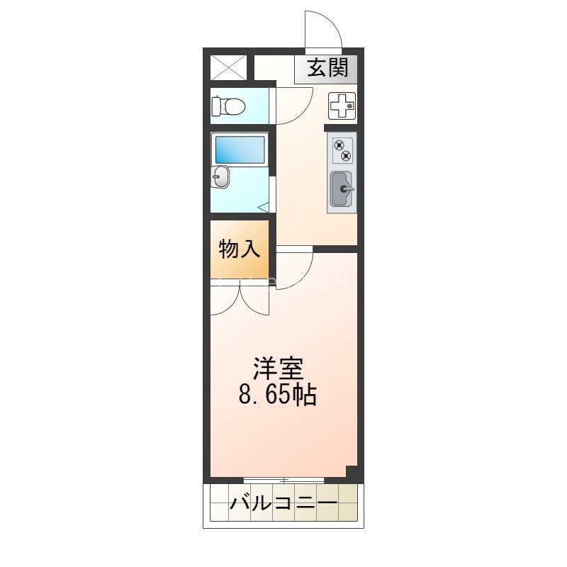 アートプラザ神戸西 間取り