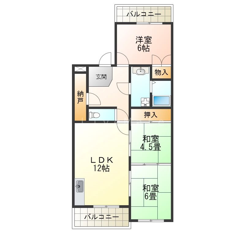 グランベア今井 間取り