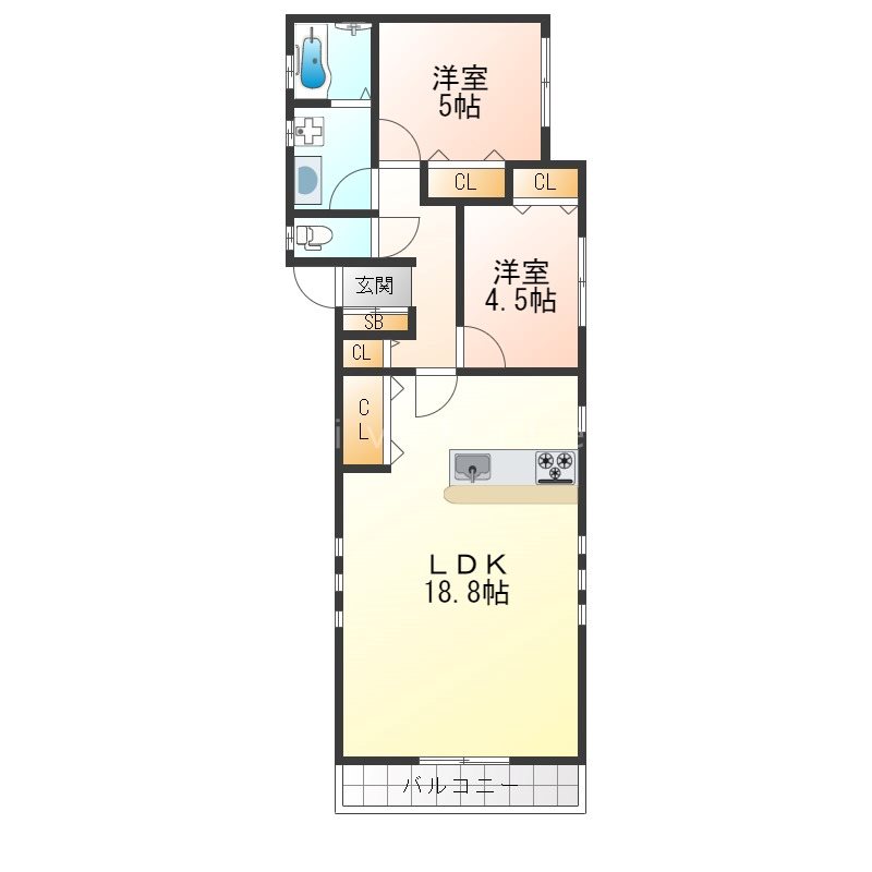 ハイツ光和 間取り
