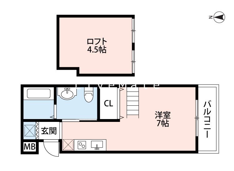 Giulia須磨浦Ⅰ  間取り