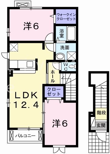 ラフレシールⅡ 間取り