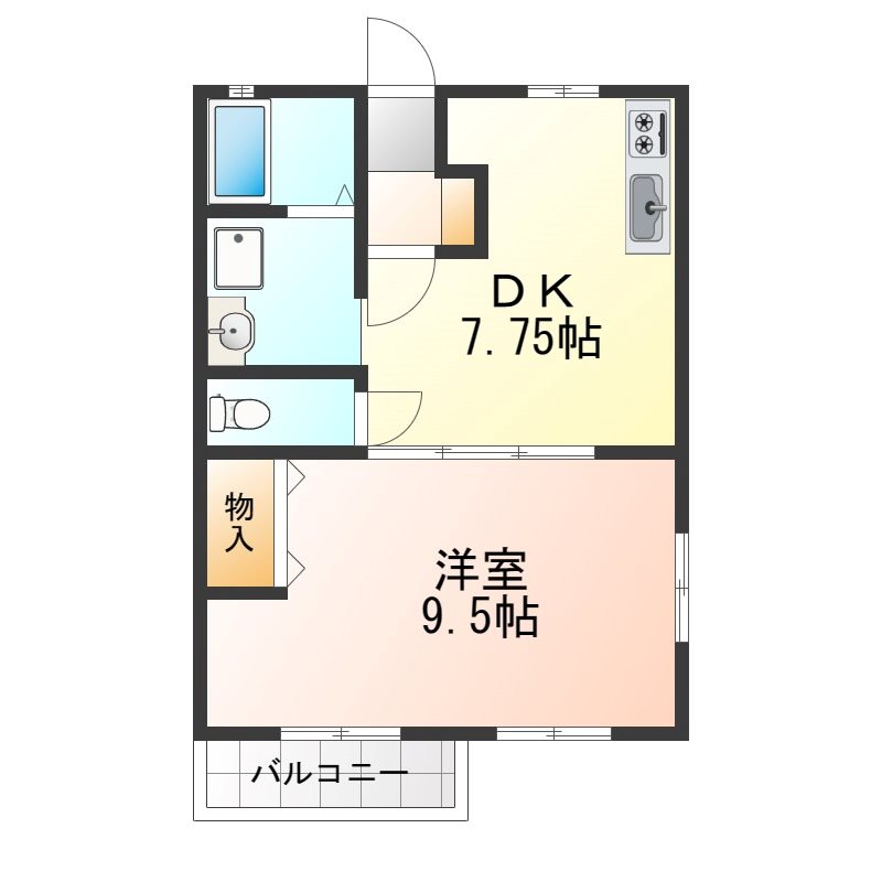 マンションギュゼールⅡ 間取り