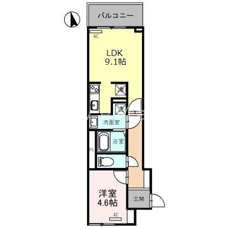 サンプット東仲ノ町 間取り