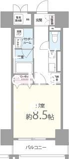 リラシオ西明石駅前 間取り