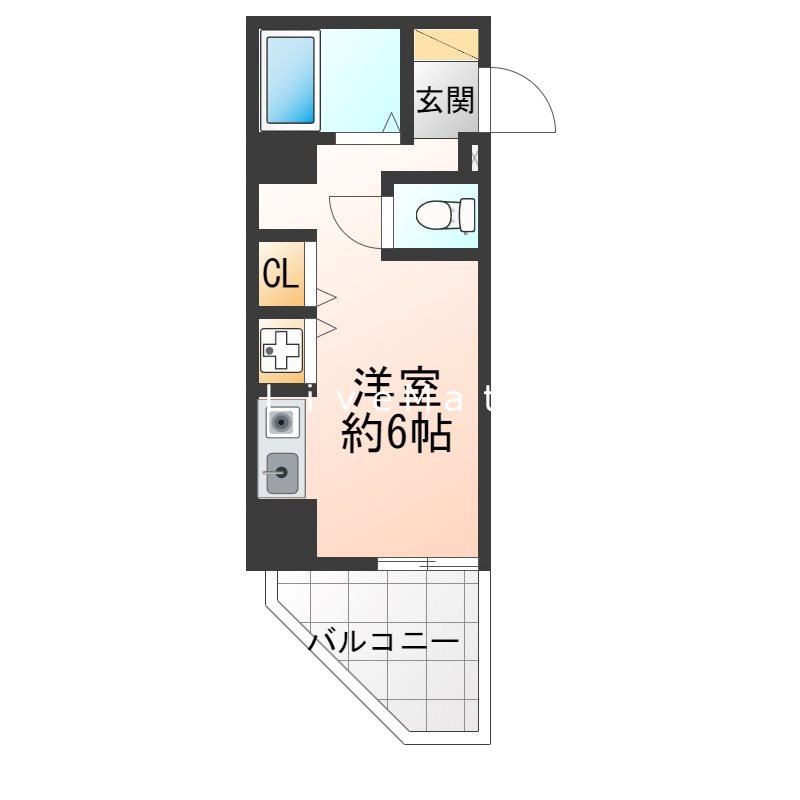 YKハイツ松の内 間取り