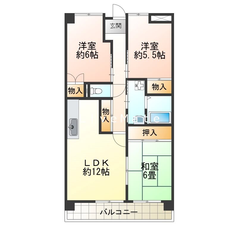 サングリーンハイツ 間取り