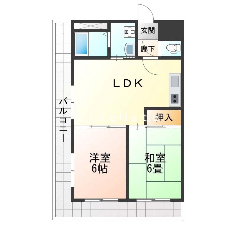 ハッピーコート明石 間取り
