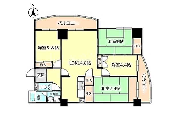 シティハイツ舞子 間取り