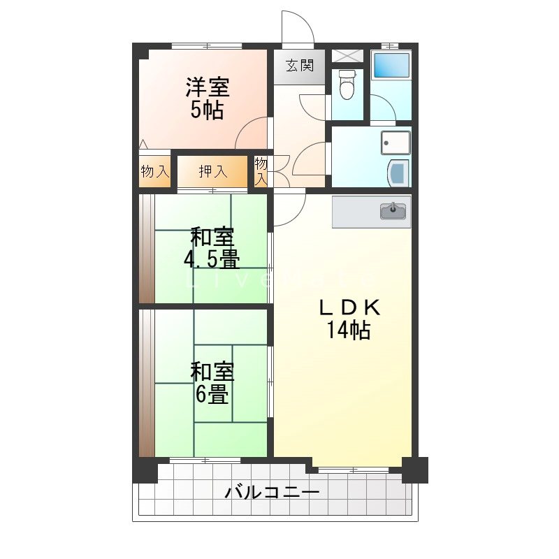サングレイス西明石 間取り