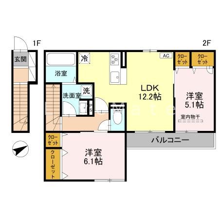 ソリッソ大久保町西嶋  間取り
