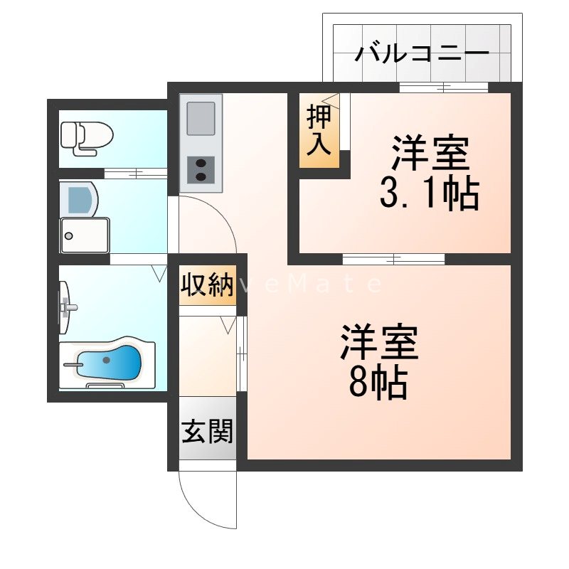アジール・シエル 間取り
