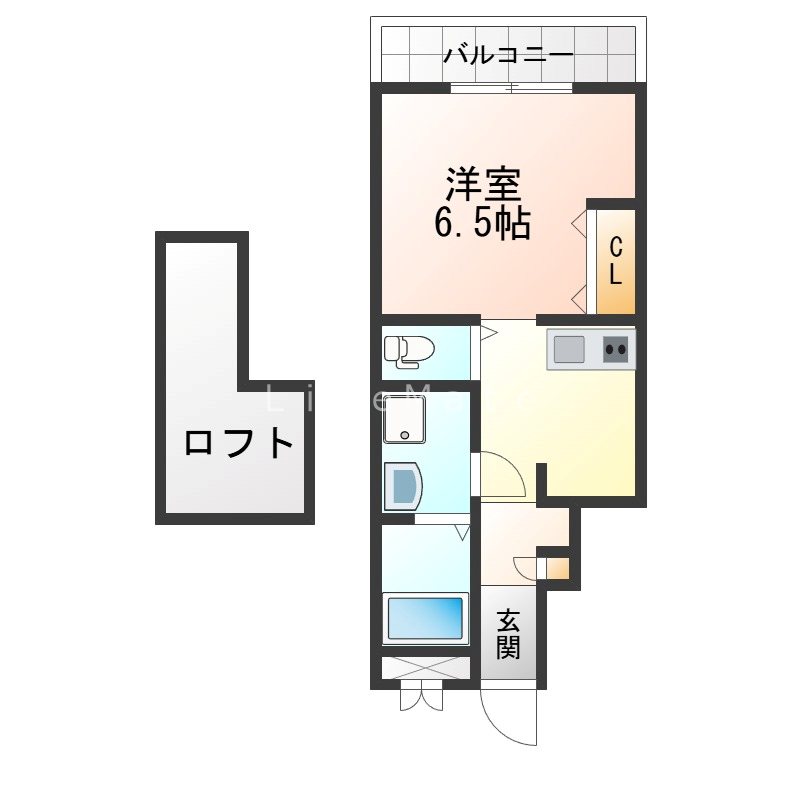 あんしん＋明神町08-3007 間取り