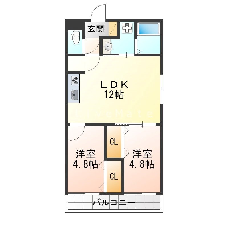 CASA垂水駅前  間取り