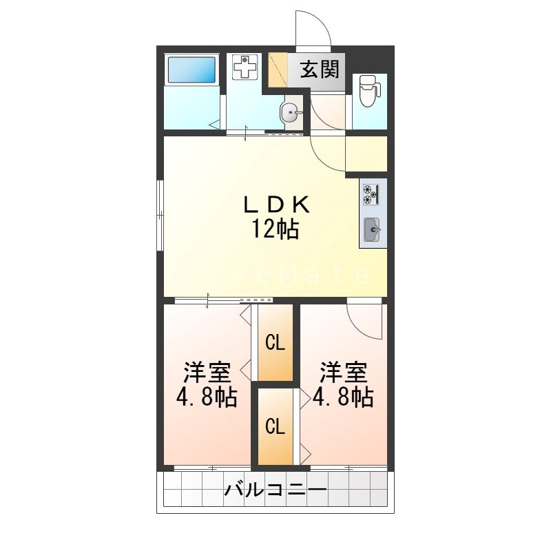 CASA垂水駅前  間取り