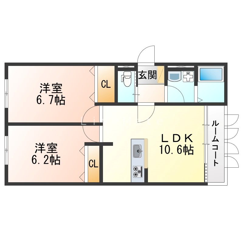 アズーロ垂水Ⅱ 間取り