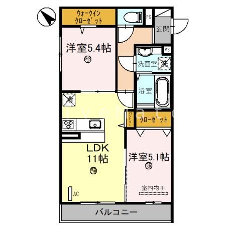 D-room五反田  間取り