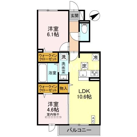 アルコバレーノⅩ 間取り