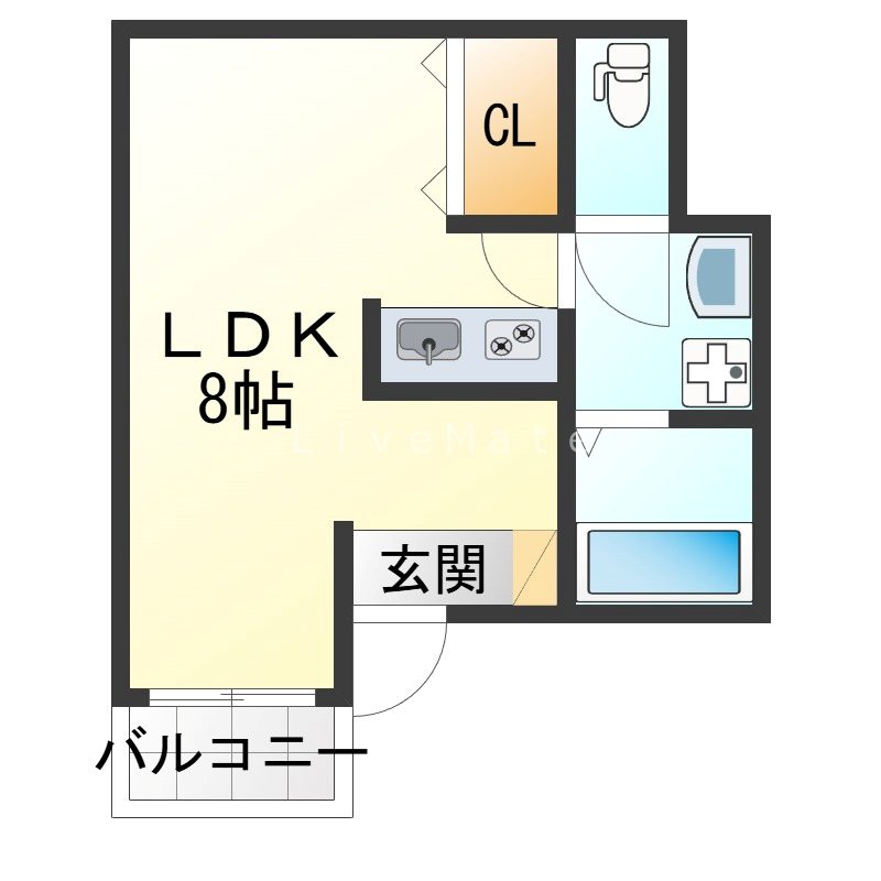 エターナルシー西明石Ⅱ 間取り