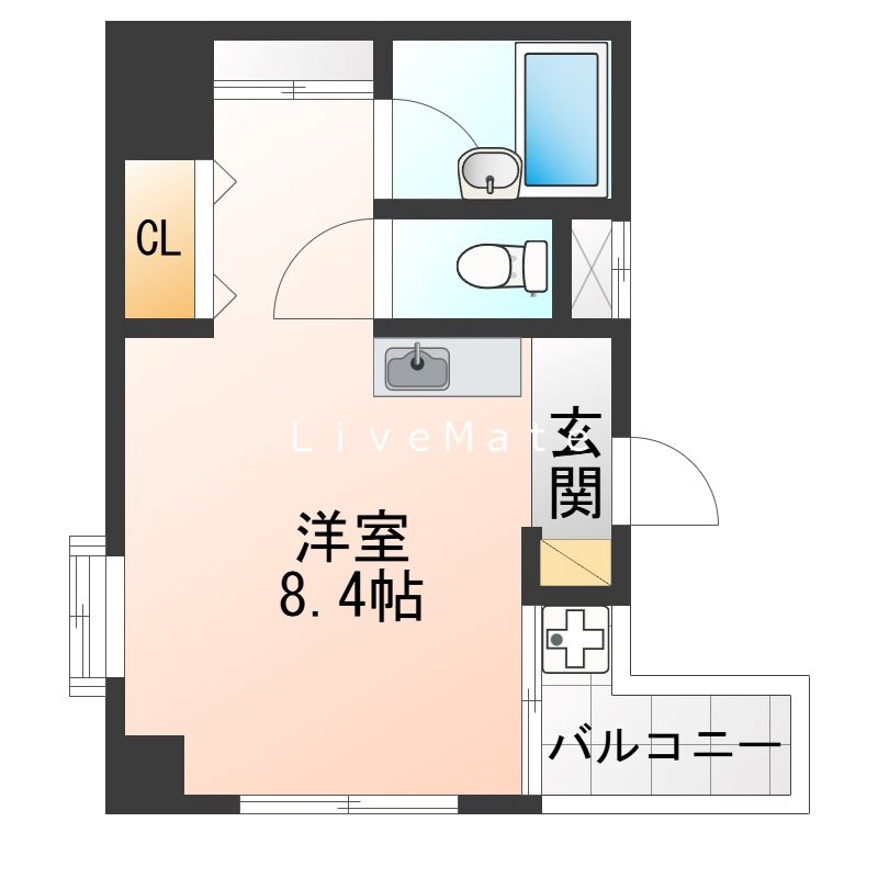 YKハイツ西明石  間取り