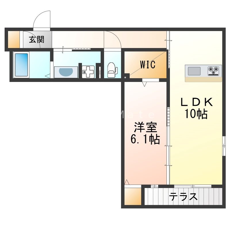 D-graceWisteriaAKASHI 間取り