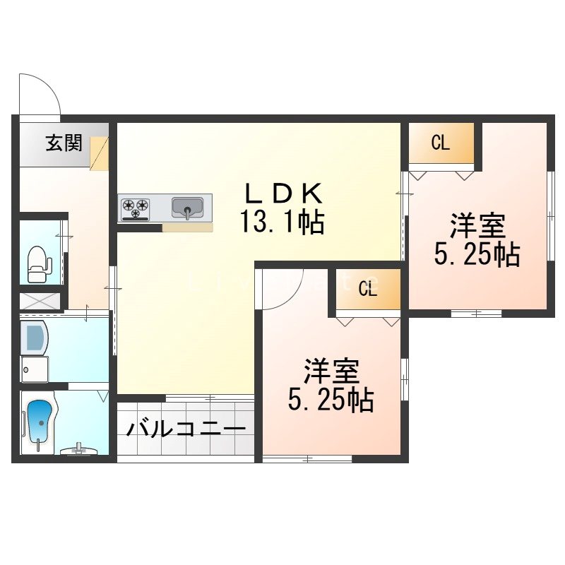 プライム神戸垂水  間取り