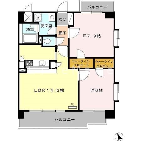 シャン・クラージュ 間取り