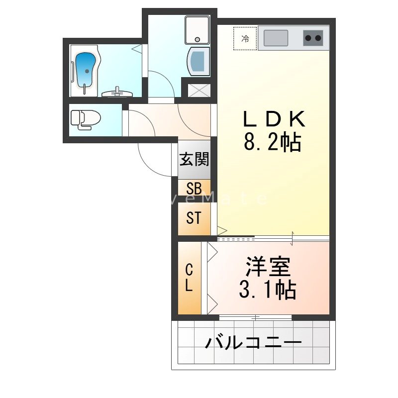 （仮称）ジーメゾン明石ブリーズ   間取り