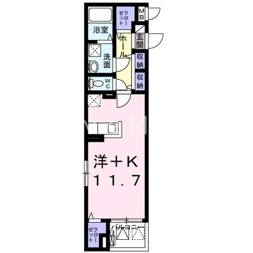イーストブルー六番館 間取り