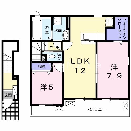 デュオルーチェⅠ 間取り