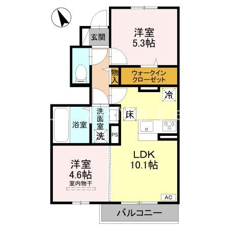 D-room天が岡 間取り