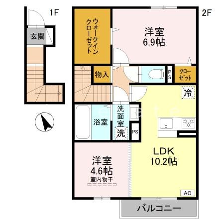 D-room天が岡 間取り