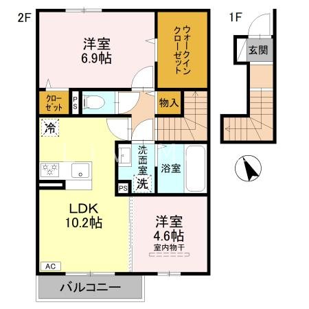 D-room天が岡 間取り