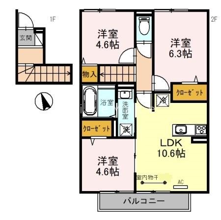 アルコバレーノⅧ 間取り
