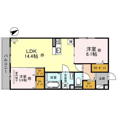 デーヴァ林崎 間取り