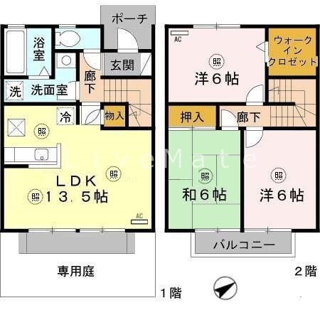 ブルースカイF 間取り