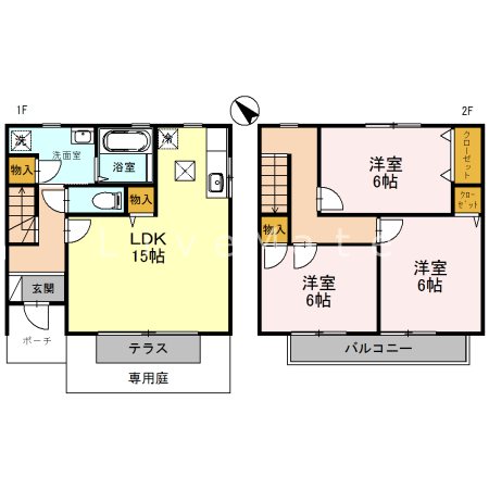 エステリーオA棟 間取り