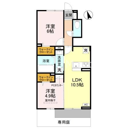 D-room江井島 間取り