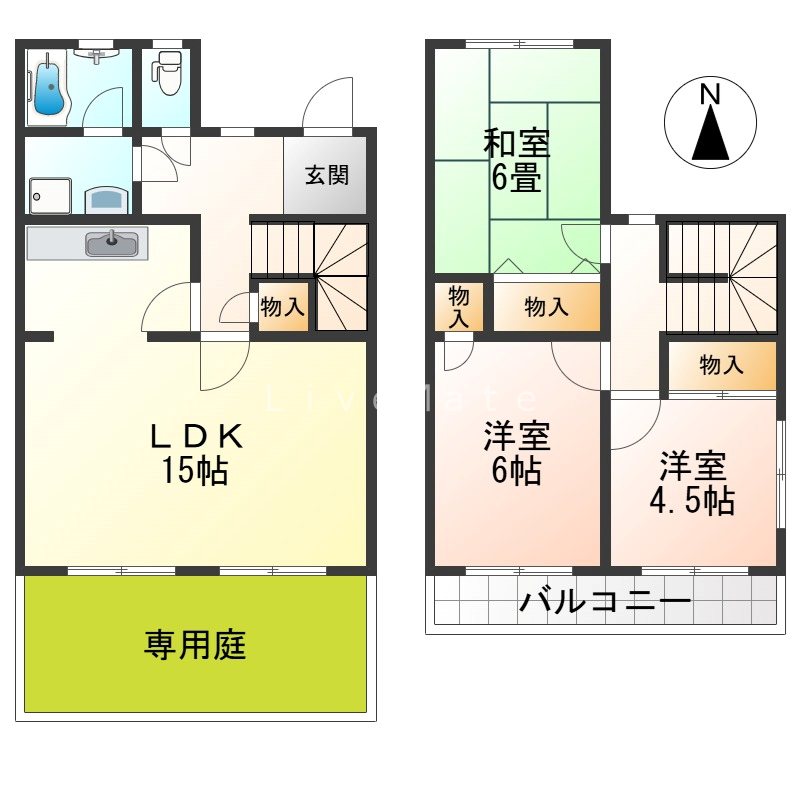 ネオセゾン上月 間取り