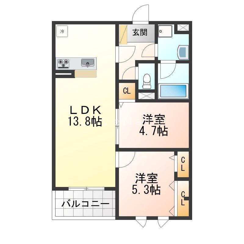 クレアトゥール 間取り