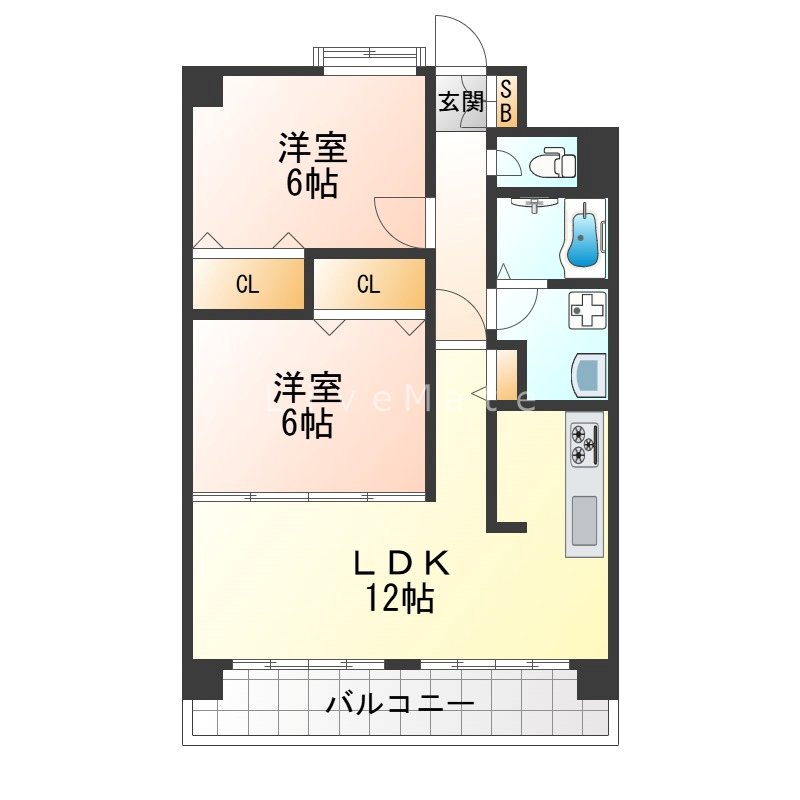 サントピア須磨 間取り