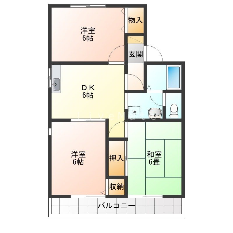 セジュール須磨 間取り