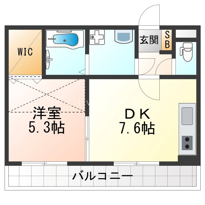 アクロス東須磨アパートメント 間取り