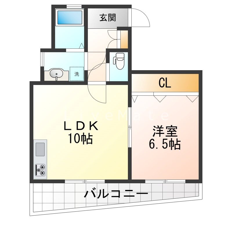 Rocky高取Ⅱ 間取り