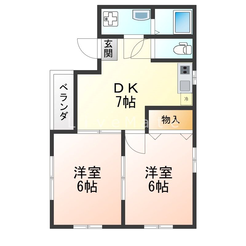 ベルトゥリー板宿 EAST 間取り