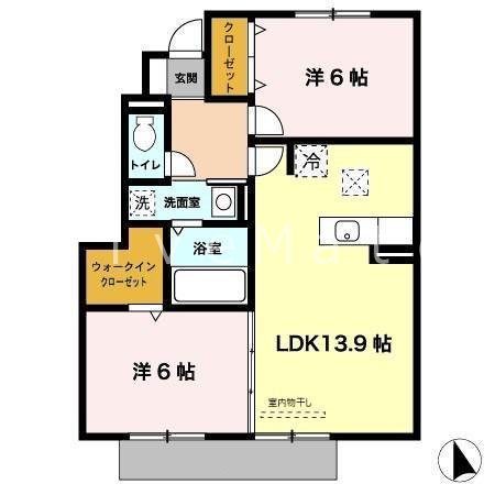 セントラルグレイスA棟  間取り