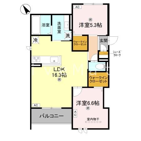 ENCHANTE大久保駅前 間取り